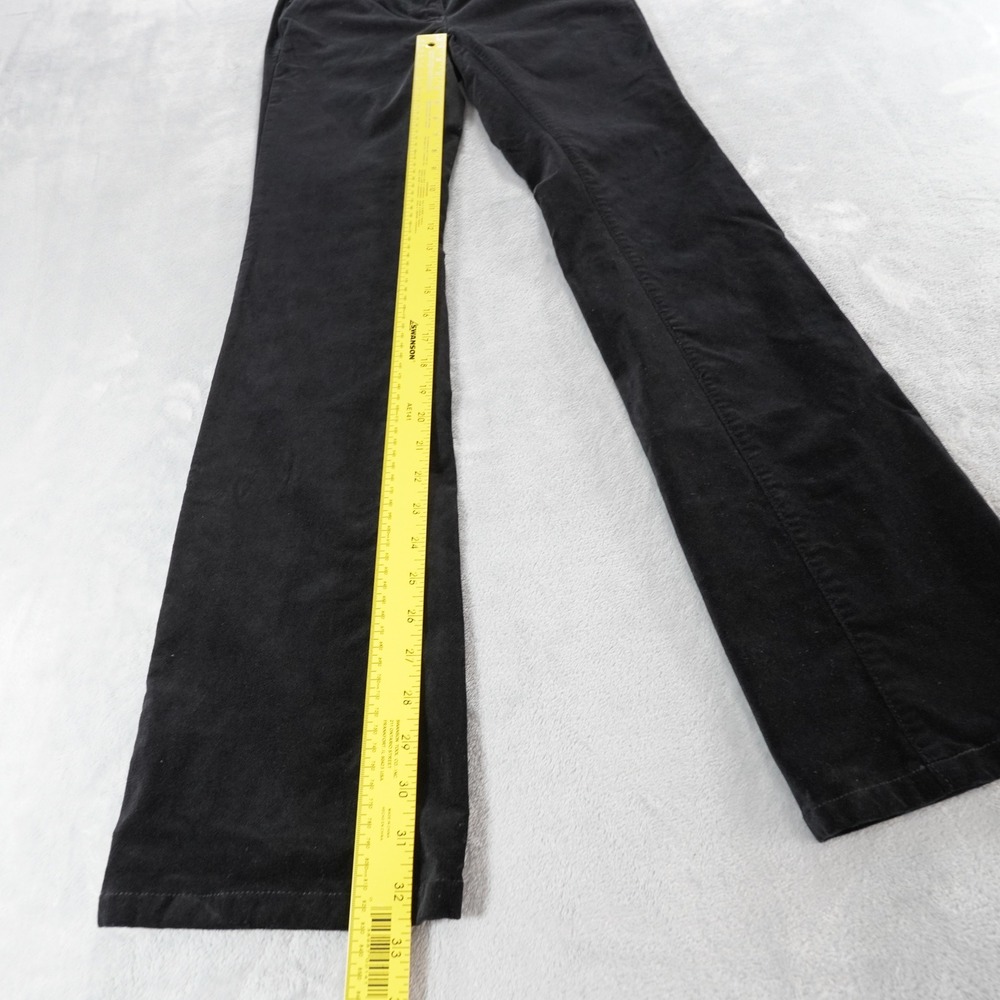 White House Black Market Womens Velvet Jeans Sz 00 Black Bootcut Western Glam - Picture 7 of 14